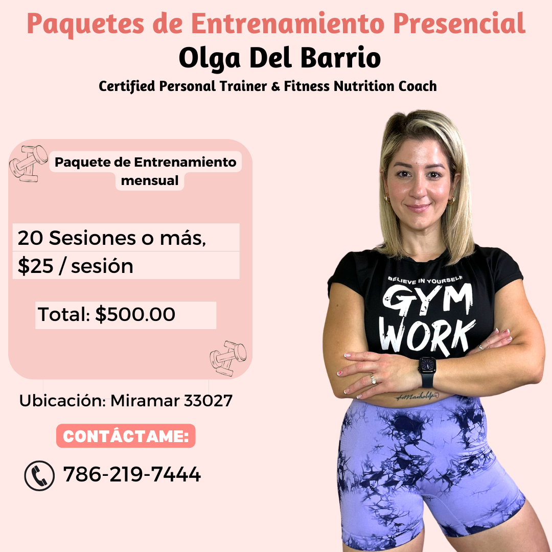 ENTRENAMIENTO PRESENCIAL (PAQUETE 4)